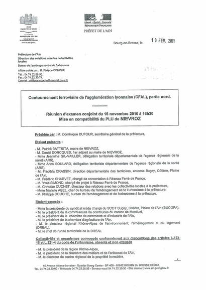 Compatibilité POS-PLU et Projet CFAL Compatibilité POS-PLU et Projet CFAL
